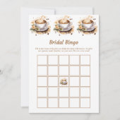 Liebe bricht Brautparty Bingo Game Cards Einladung (Vorderseite)