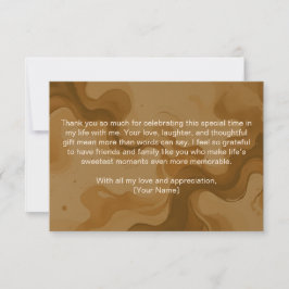 Liebe bricht Brautparty Danke Karte