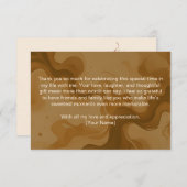 Liebe bricht Brautparty Danke Karte (Vorne/Hinten)