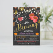 Liebe bricht Brautparty Einladung (Stehend Vorderseite)