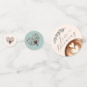 Liebe bricht Brautparty Konfetti (Vorderseiten)