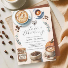 Liebe bricht Brautparty Pumpkin Gewürzkaffee