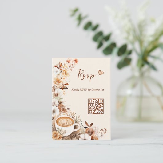 Liebe bricht Brautparty QR Code UAWG Begleitkarte (Stehend Vorderseite)