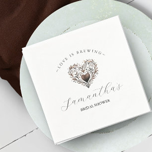 Liebe bricht Brautparty Serviette