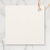 Liebe bricht Brautparty Vielen Dank Geschenkanhänger (Rückseite)