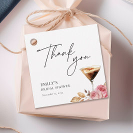 Liebe bricht elegantes Brautparty Geschenkanhänger