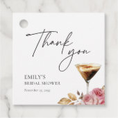 Liebe bricht elegantes Brautparty Geschenkanhänger (Vorderseite)