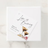 Liebe bricht elegantes Brautparty Geschenkanhänger (Beispiel)