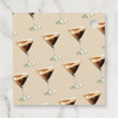 Liebe bricht elegantes Brautparty Geschenkanhänger (Rückseite)