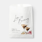Liebe bricht elegantes Brautparty Geschenktütchen (Vorderseite)