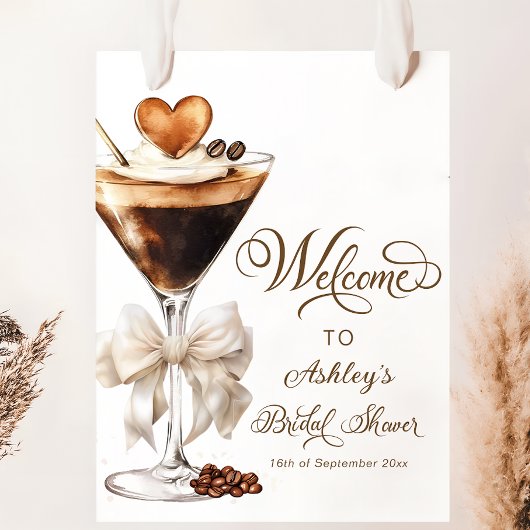 Liebe bricht elegantes modernes Brautparty Poster