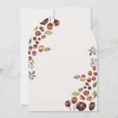 Liebe bricht modernes Brautparty Einladung (Rückseite)