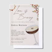 Liebe bricht modernes Brautparty Pergament Einladungen (Versetzt)