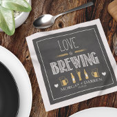 Liebe bricht Napkin Serviette