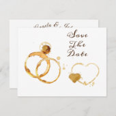 Liebe bricht Save the Date (Vorne/Hinten)