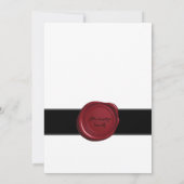 Liebe bricht | Tea-Brautparty Einladung (Rückseite)