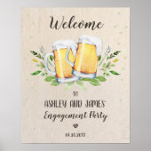 Liebe bricht Willkommensunterschrift der Engagemen Poster (Vorne)