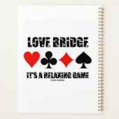 Liebe Bridge Ein entspannendes Spiel mit vier Kart Planer (Rückseite)