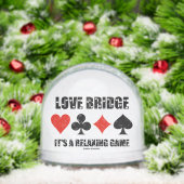 Liebe Bridge Ein entspannendes Spiel mit vier Kart Schneekugeln (Weihnachten)
