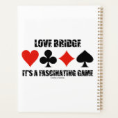 Liebe Bridge Es ist ein faszinierender Game Card A Planer (Rückseite)