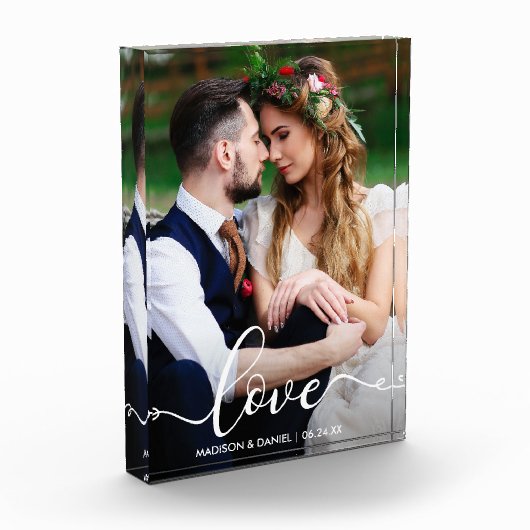 Liebe Bridge| Hochzeitsblock Foto (Links)