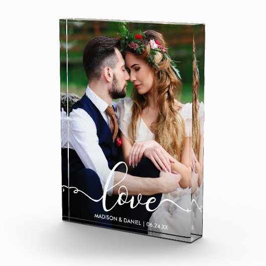 Liebe Bridge| Hochzeitsblock Foto (Rechts)