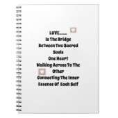 Liebe Bridge Notizblock (Vorderseite)