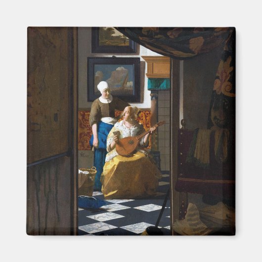 Liebe Brief, Johannes Vermeer Magnet (Vorne)