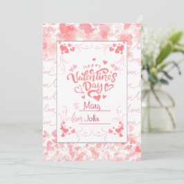 Liebe Briefe im Blut: Persönliche Gestaltung Ihres Feiertagskarte