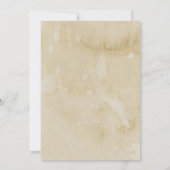 Liebe Briefe MICRO WEDD Handgeschriebenes Dokument Einladung (Rückseite)