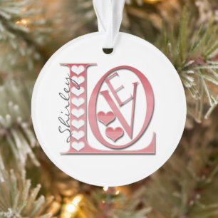 Liebe Briefe mit Herzen von Shirley Taylor Ornament