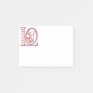 Liebe Briefe mit Herzen von Shirley Taylor Post-it Klebezettel