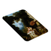 Liebe Briefe von Jean Honore Fragonard Magnet (Rechte Seite)