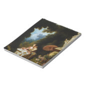 Liebe Briefe von Jean Honore Fragonard Notizblock (Rotiert)