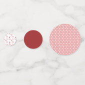 Liebe Briefmarke - rosa Design Konfetti (Rückseiten)