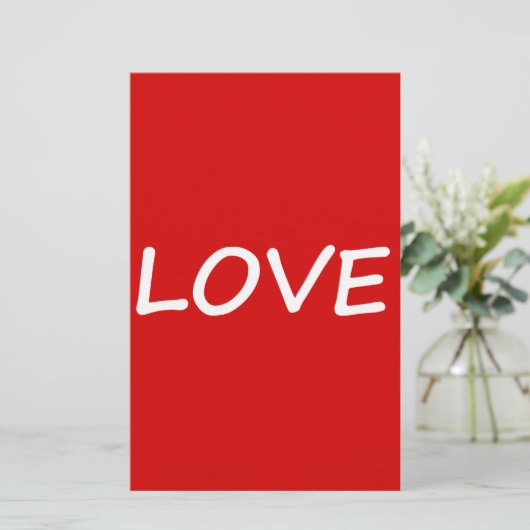 Liebe Briefpapier (Stehend Vorderseite)