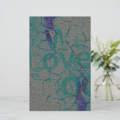 Liebe Briefpapier (Stehend Vorderseite)