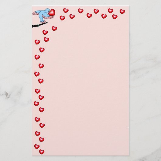 Liebe Briefpapier (Vorderseite)