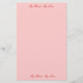 Liebe Briefpapier (Vorderseite)