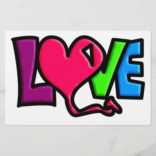 LIEBE BRIEFPAPIER (Vorderseite)