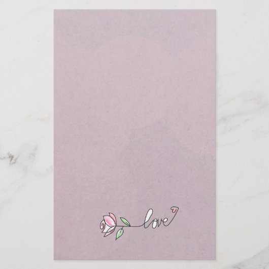 Liebe Briefpapier (Vorderseite)