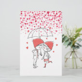 Liebe Briefpapier (Stehend Vorderseite)