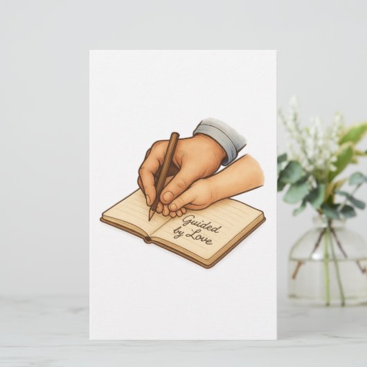 Liebe Briefpapier (Stehend Vorderseite)