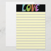 Liebe Briefpapier (Vorne/Hinten)