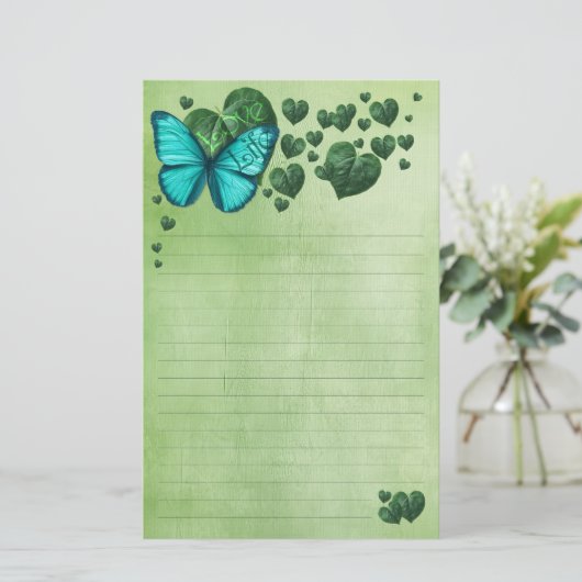 Liebe Briefpapier (Stehend Vorderseite)