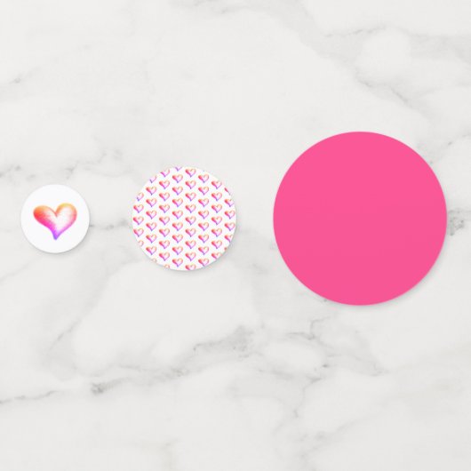 Liebe Bright Konfetti (Rückseiten)