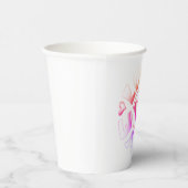 Liebe Bright Paper Cups Pappbecher (Rechts)