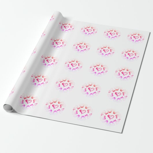 Liebe Bright Wrapping Paper Geschenkpapier (Ungerollt)