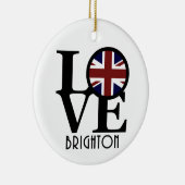 LIEBE Brighton England Keramik Ornament (Rechts)