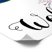 Liebe bringt Ihnen Zuhause Willkommenspender Zuhau Poster (Ecke)